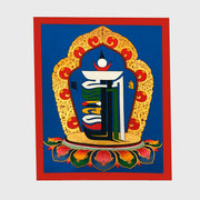 Tanka del simbolo de Kalachakra Diez veces poderoso