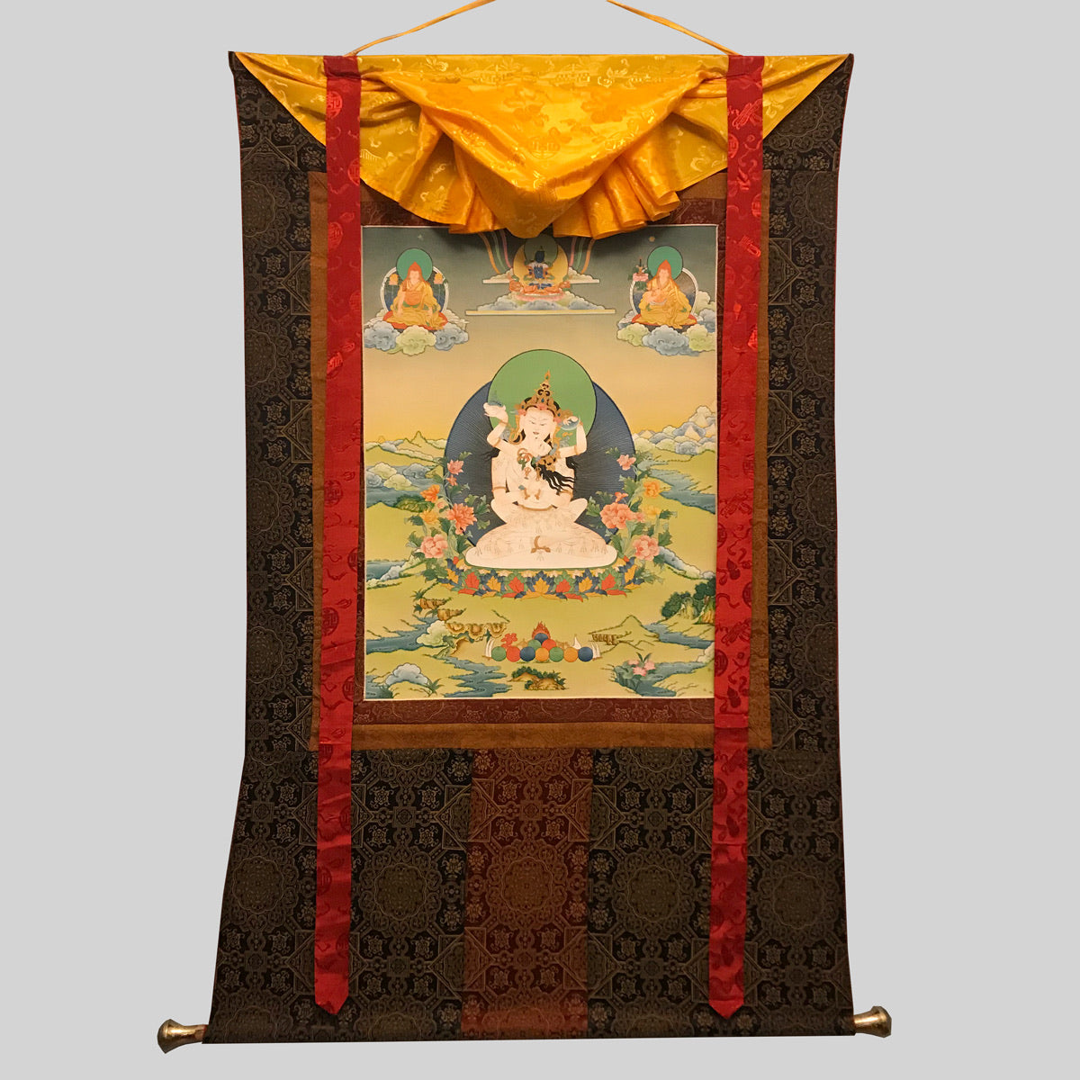 Hand-painted Heruka Vajrasattva with Consort