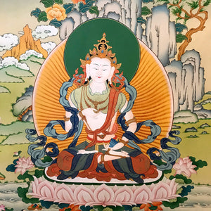 Tranh vẽ tay Vajrasattva Thangka