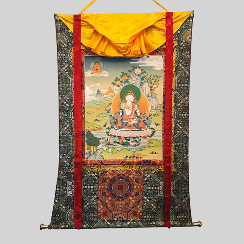 Tranh vẽ tay Vajrasattva Thangka